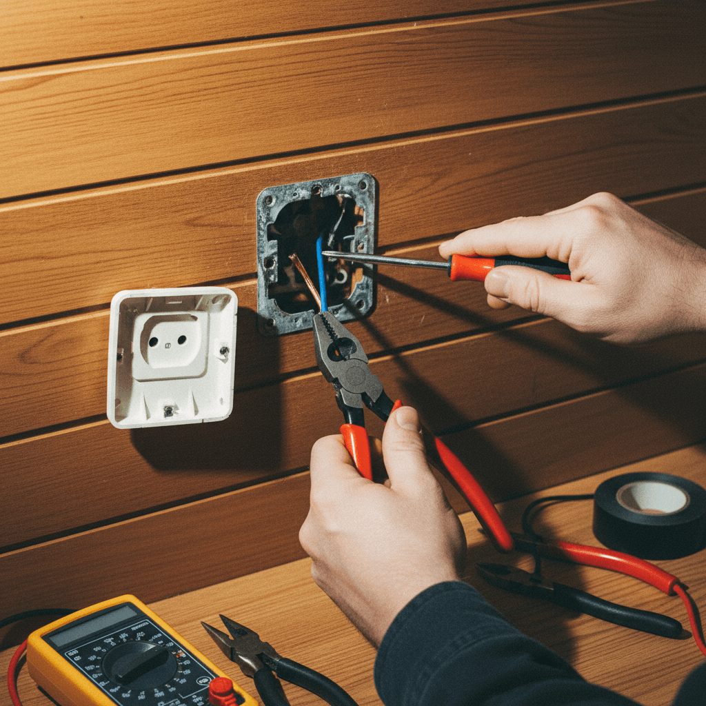 Electrical repair work